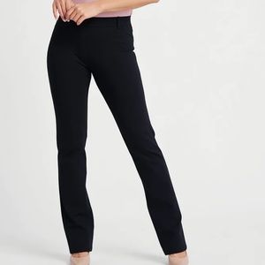 Betabrand Straight-Leg Classic Dress Pant Yoga Pants (Navy)